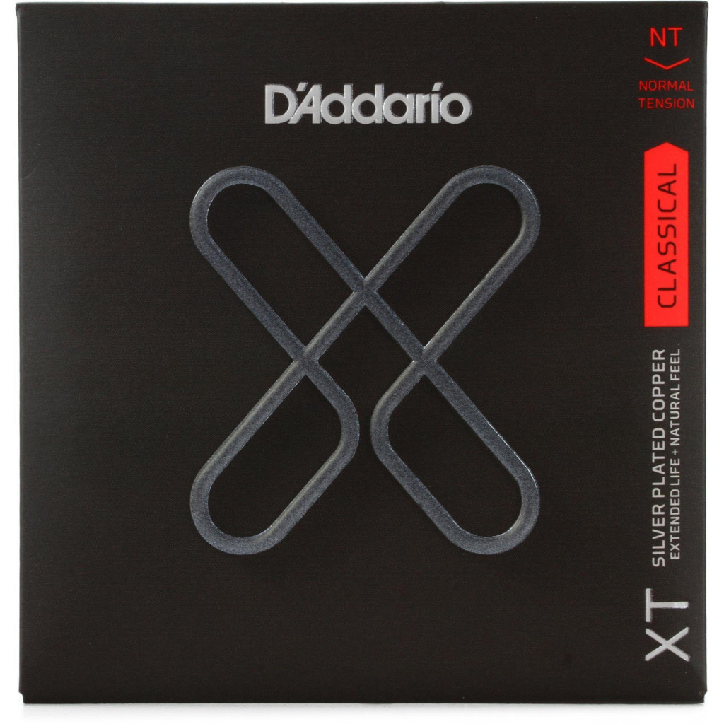 D'Addario XTC45 XT Classical Silver Plated Copper Classical Guitar Strings Normal Tension