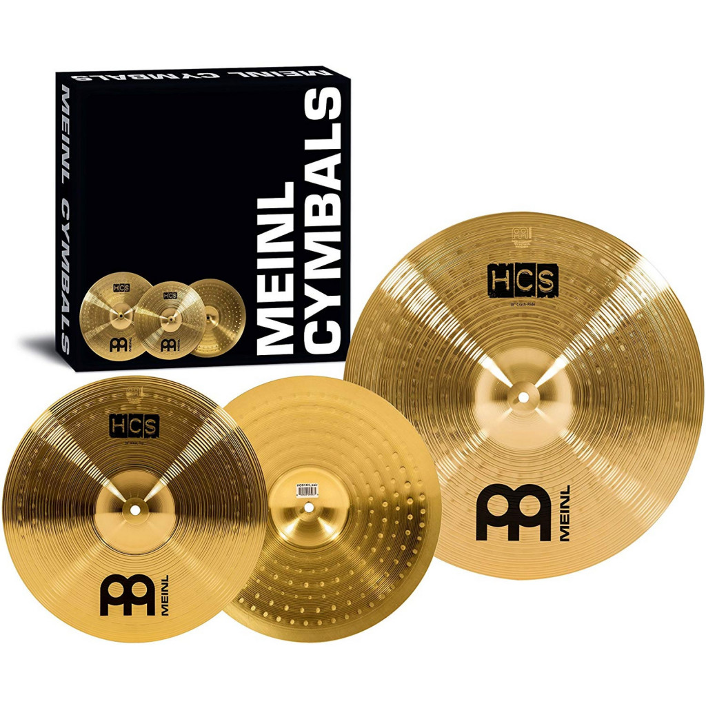 Meinl HCS1418 HCS Cymbal Box Set Pack with 14" Hi Hat Pair and 18" Crash/Ride
