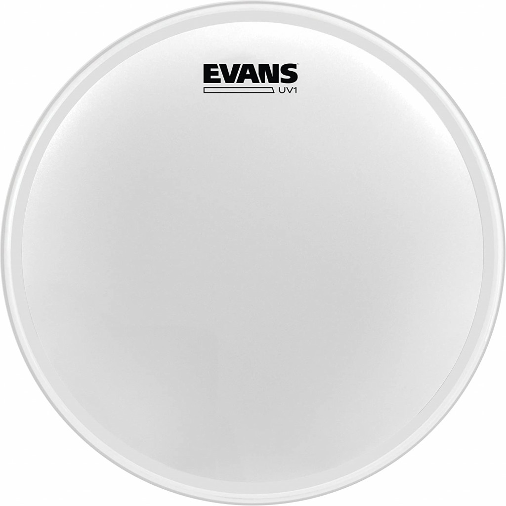 The Evans UV1 16" Bass Drum Head (BD16UV1) features a durable single-ply 10-mil film with a patented UV-cured coating for excellent consistency and long-lasting performance. It delivers a balanced att