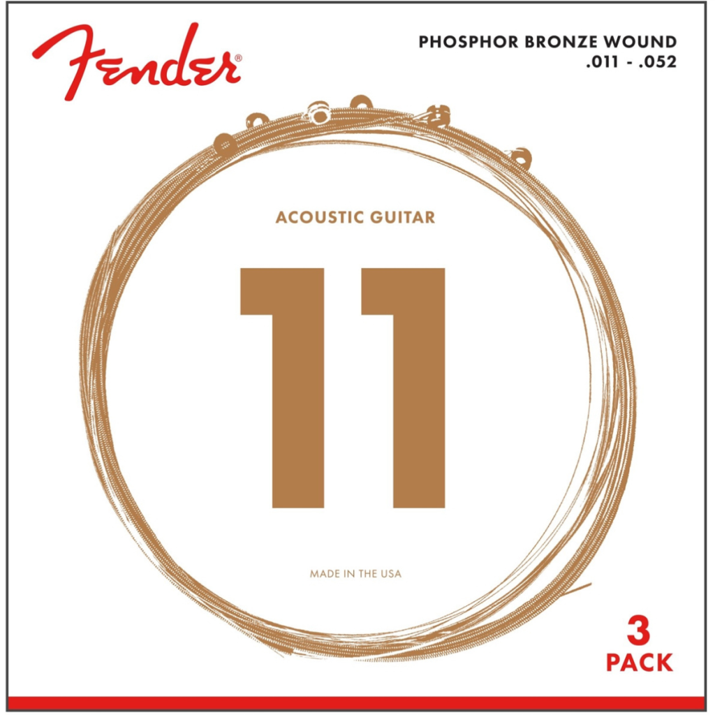 60CL 80/20 Bronze 11-52 Acoustic Strings - 3 Pack