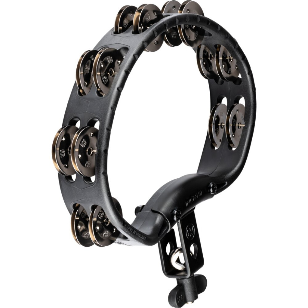 Meinl HTMT2BK Mountable Molded Abs Tambourine