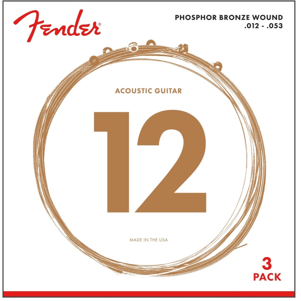60L 80/20 Bronze 12-53 Acoustic Strings - 3 Pack