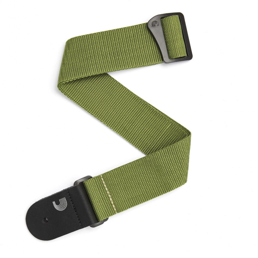 D'Addario Polypropylene Guitar Strap - PWS107 Green