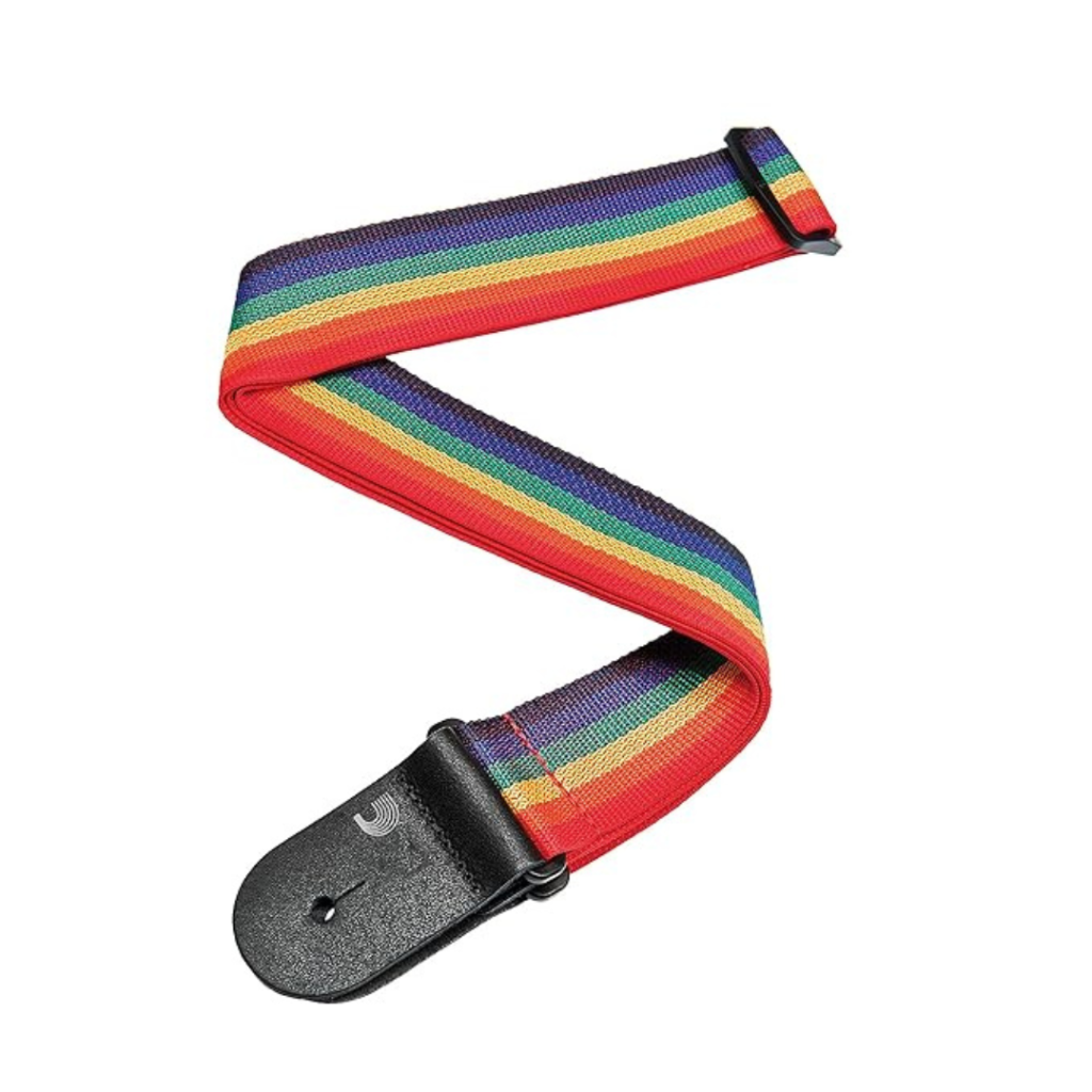 D'Addario Planet Waves PWS111 Electric Guitar Strap (Rainbow)