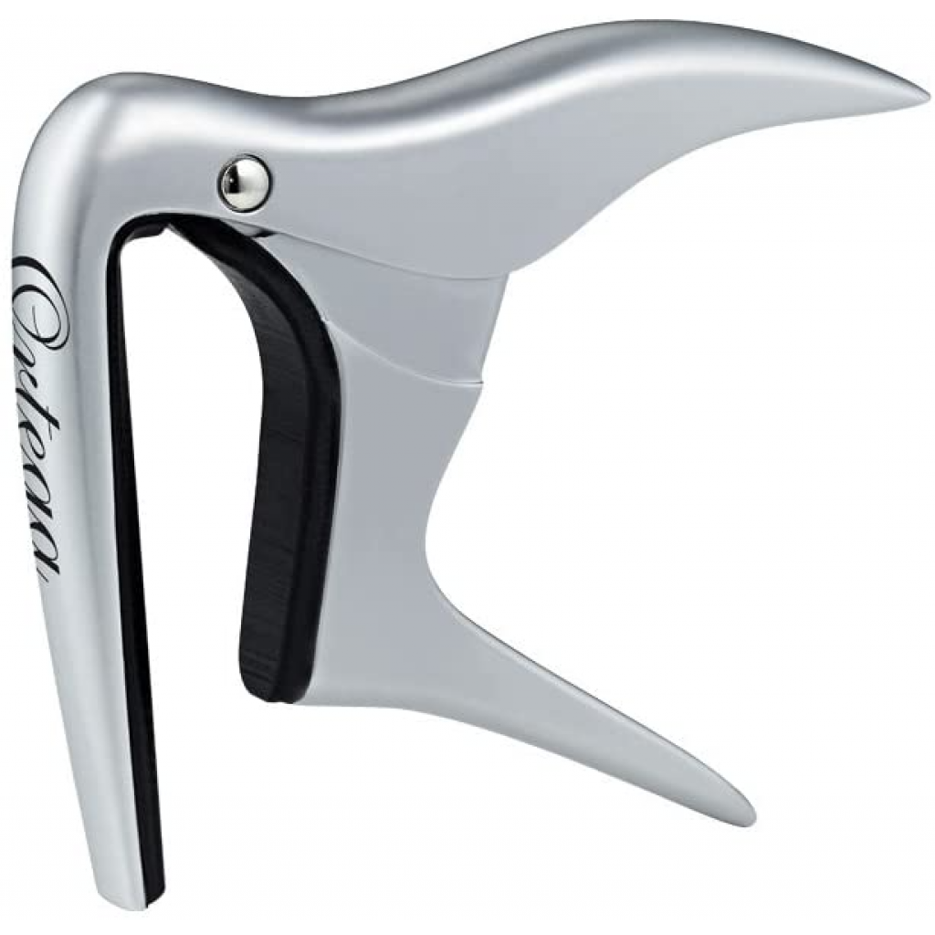 Ortega Guitars OCAPOUKE-CR One Touch Adjustable Capo for Ukuleles and Banjos, Chrome