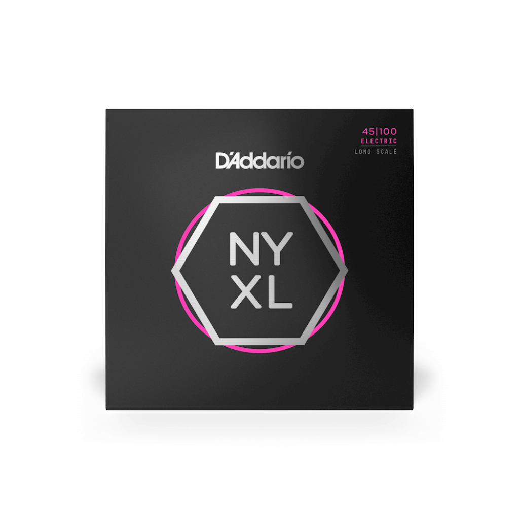 D'Addario NYXL45100 Regular Light Long Scale Nickel Wound Bass Strings - .045-.100