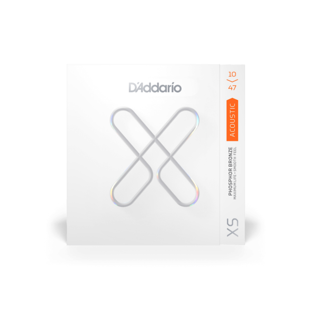 D'Addario Extra Light Coated Acoustic Guitar Strings XSAPB 10-47
