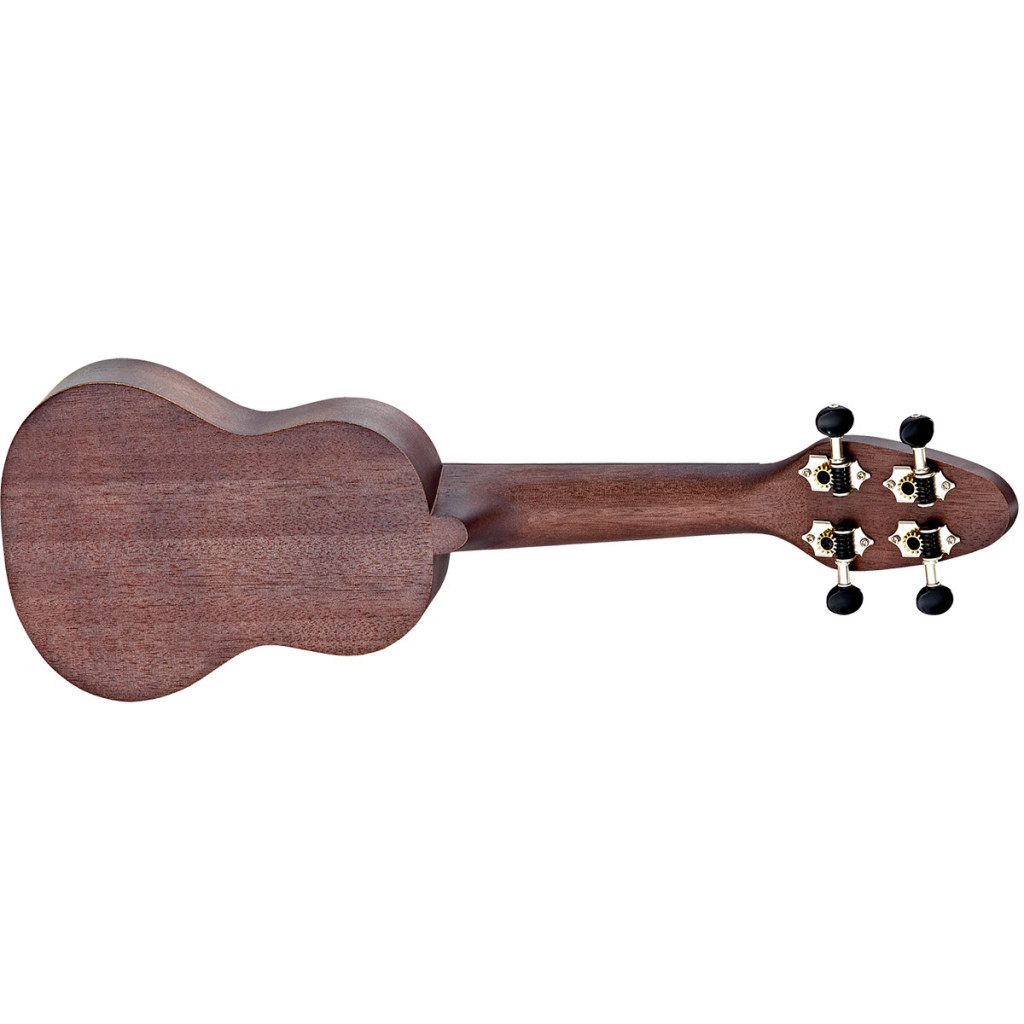 Ortega Keiki 4 String Sopranino Ukulele, Coal K1-CO